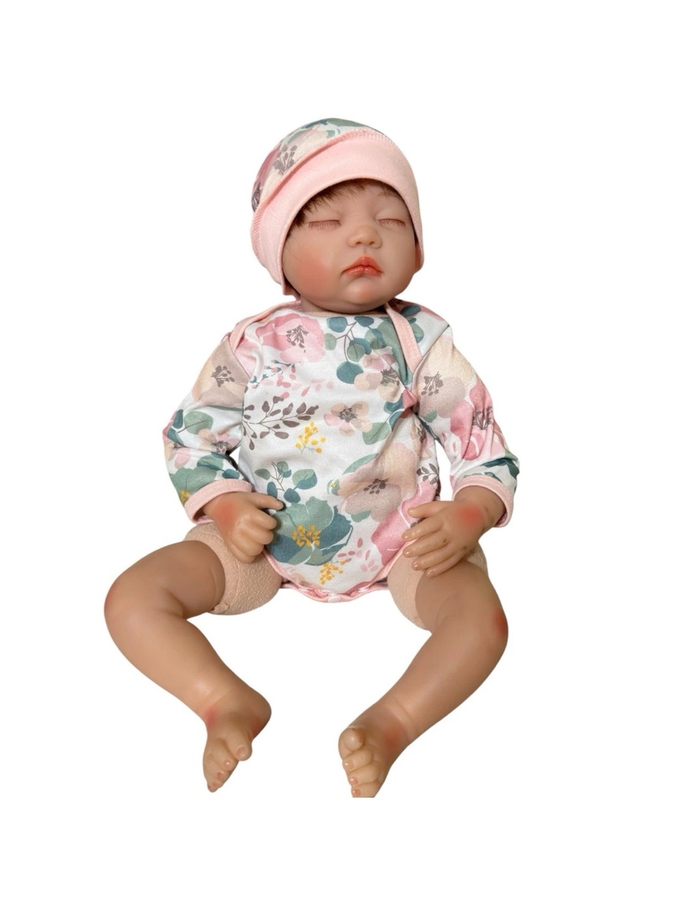 Baby Doll - 20" Realistic Baby Doll Real Life -Girl- Brown Hair